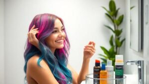 cuidados-essenciais-para-cabelo-colorido-brilhante